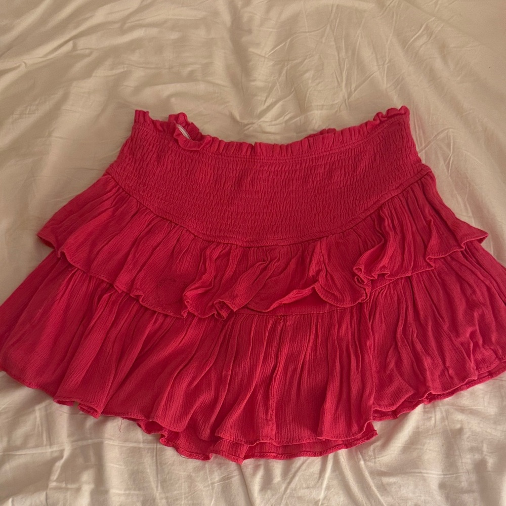 Vestique Pink Ruffled Skirt